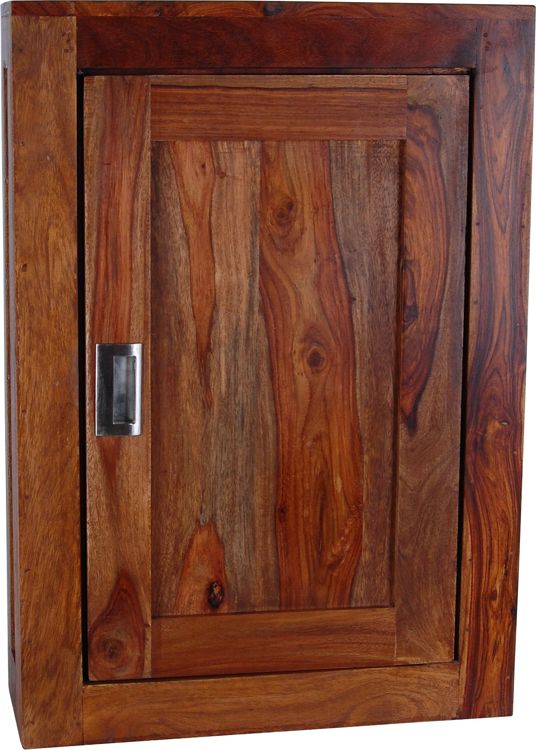 Bad H&auml;ngeschrank - India M&ouml;bel Massivholz Sheesham modern Indien Indische