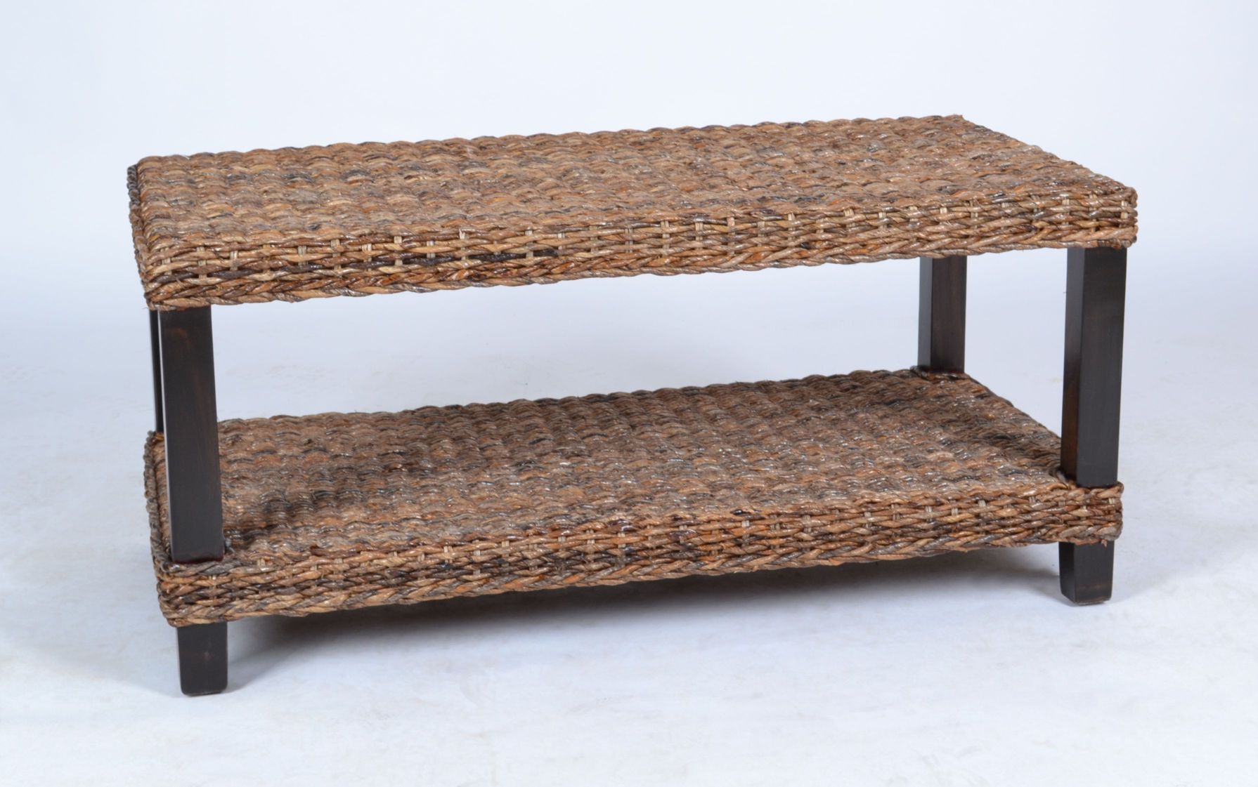 Rattan Couchtisch 'Kasbulah' BananenblattGeflecht Möbel Rattan natur