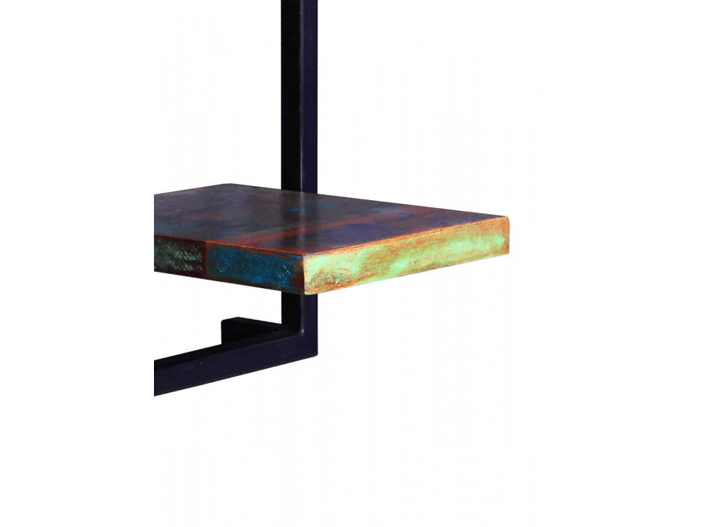 Regal  Shabby Chic Massivholz Metall Recycletes Holz Braun