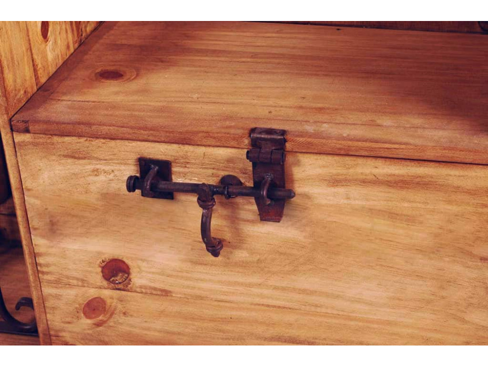 Garderobenschrank Mexico Möbel Landhaus Pinie Honig