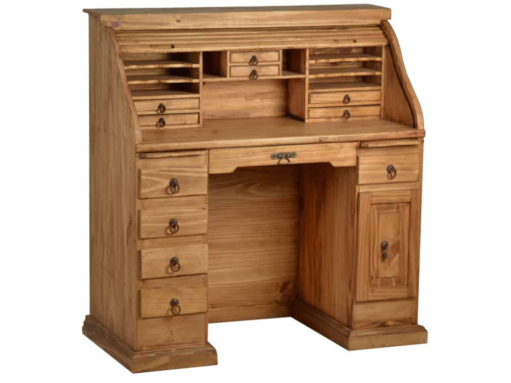 Sekretär Mexico Möbel Landhaus Massivholz Pinie Honig