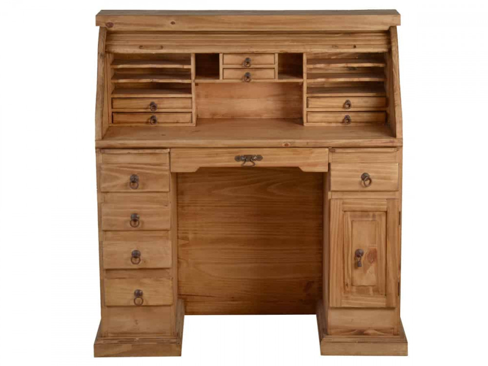 Sekretär Mexico Möbel Landhaus Massivholz Pinie Honig