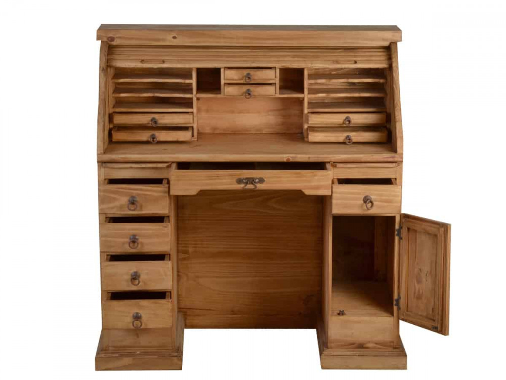 Sekretär Mexico Möbel Landhaus Massivholz Pinie Honig