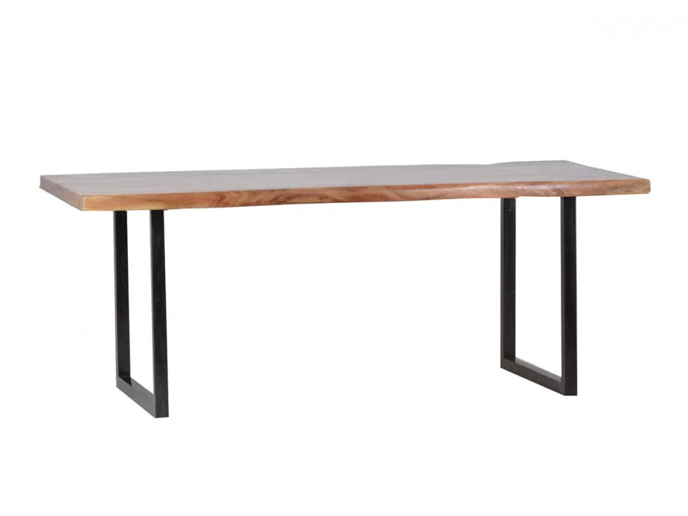 Esstisch Vanaja Modern Teak Dunkelbraun