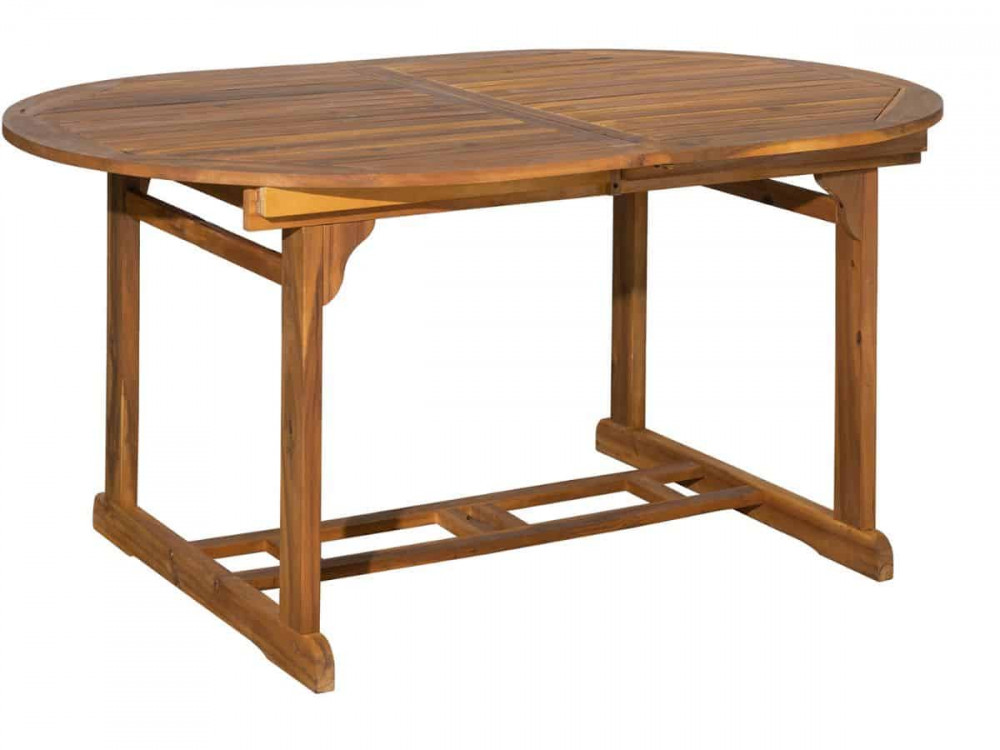 Gartentisch  Gartenmöbel Outdoor Modern Akazie Akazie natur