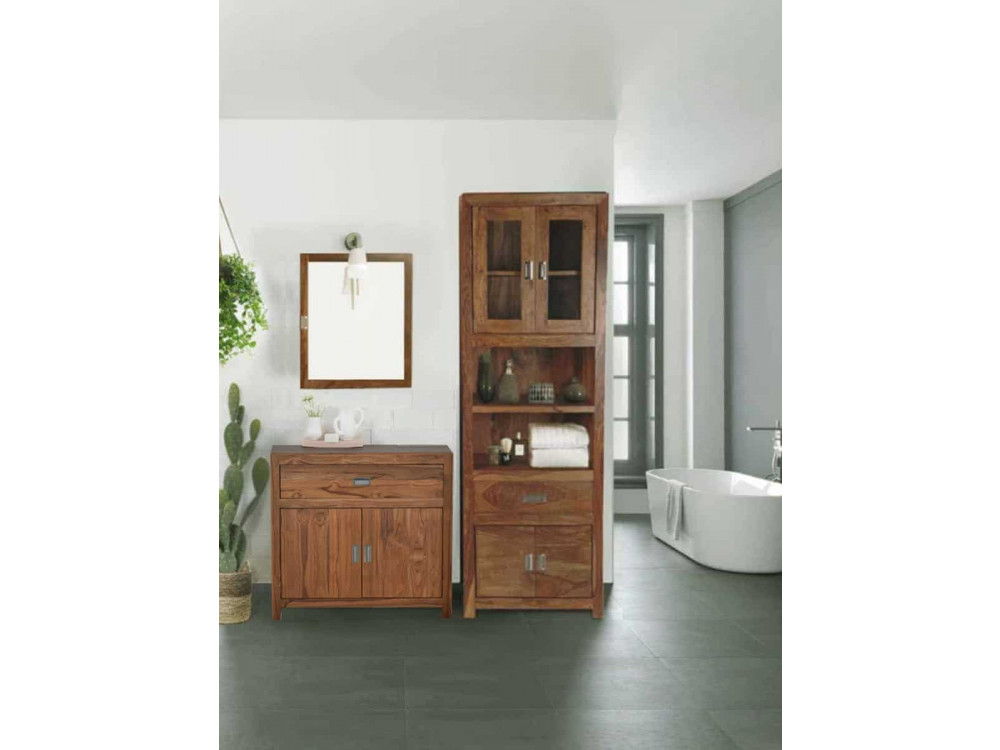 Unterschrank Bhatang Modern Teak Braun