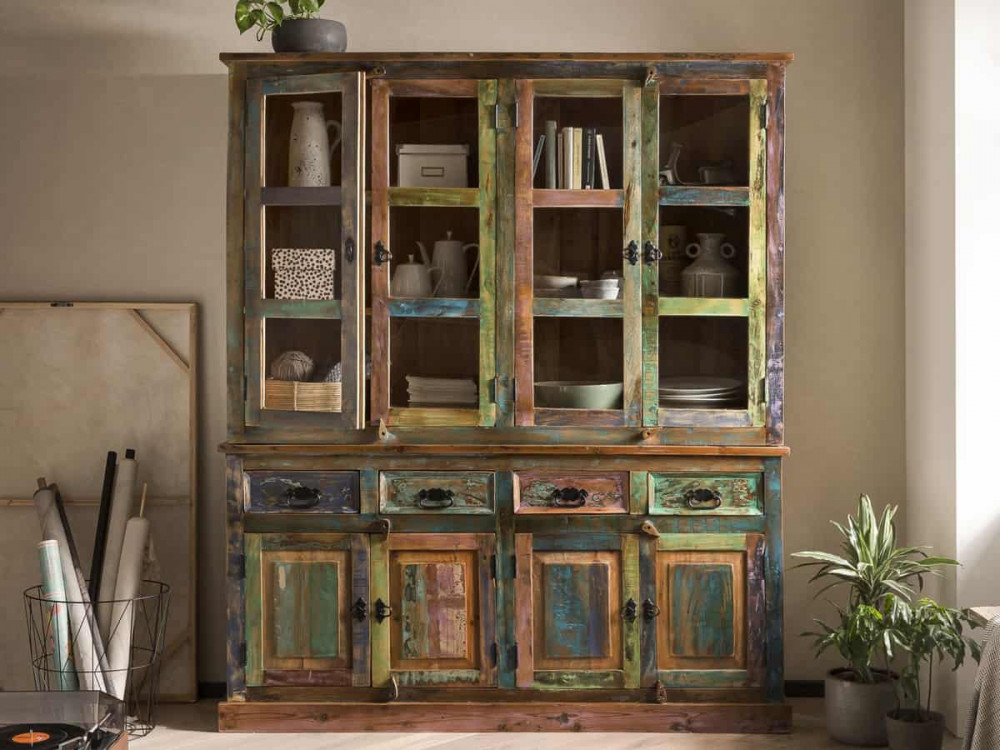 Buffet Seaside Shabby Chic Recycletes Holz Braun