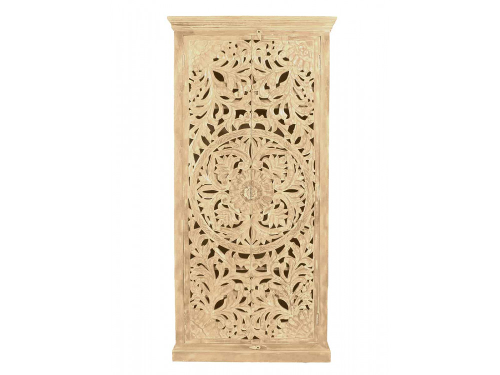 Garderobenschrank Varanasi Modern Massivholz Mango Natur