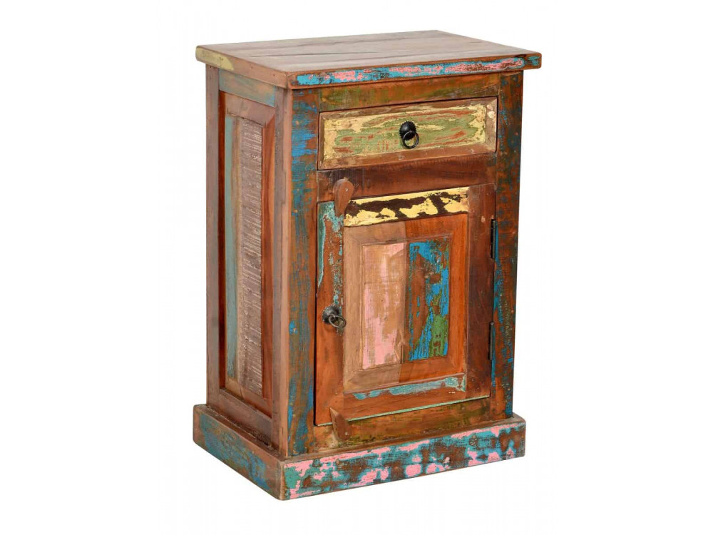 Kommode  Shabby Chic Massivholz Recycletes Holz Braun