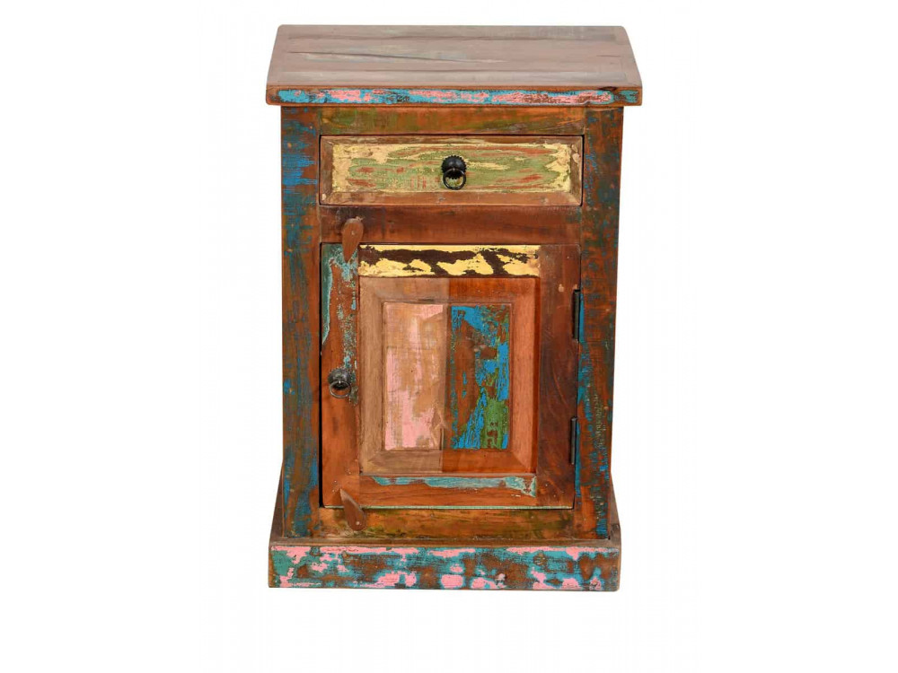 Kommode  Shabby Chic Massivholz Recycletes Holz Braun