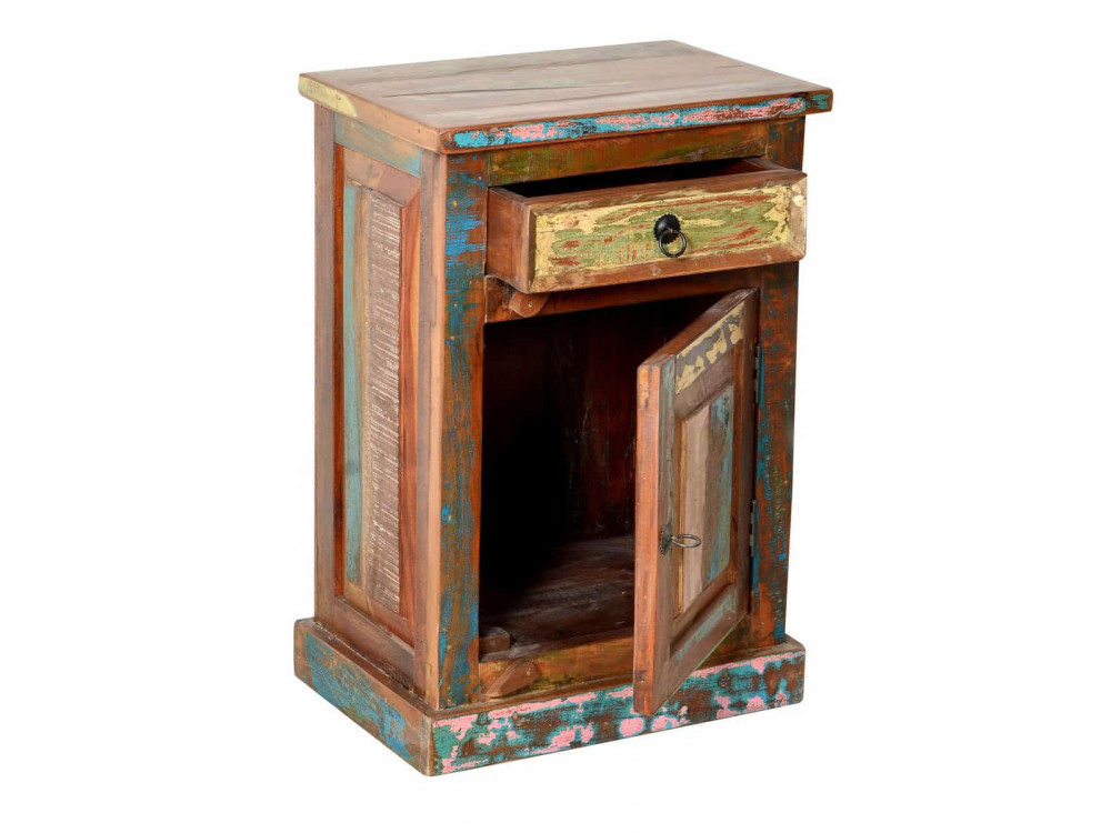 Kommode  Shabby Chic Massivholz Recycletes Holz Braun