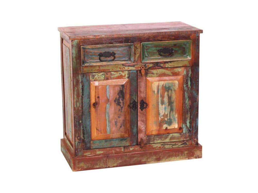 Kommode  Shabby Chic Recycletes Holz Braun