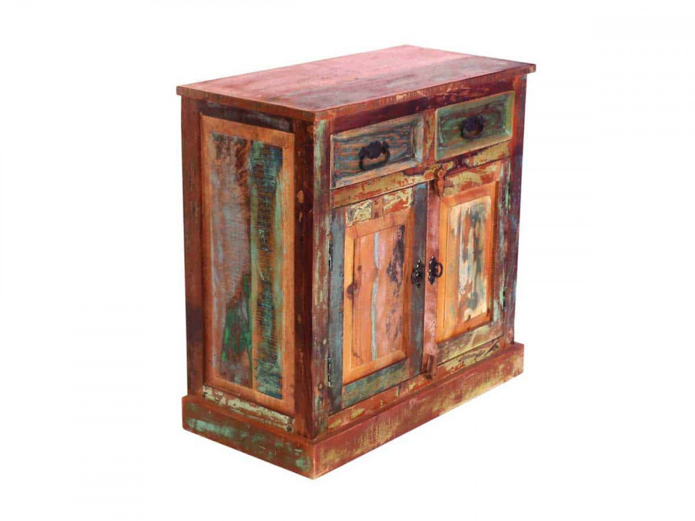 Kommode  Shabby Chic Recycletes Holz Braun