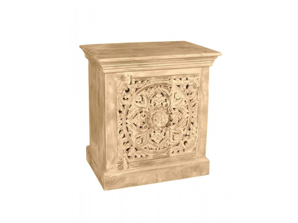 Nachttisch Varanasi Modern Mango Natur