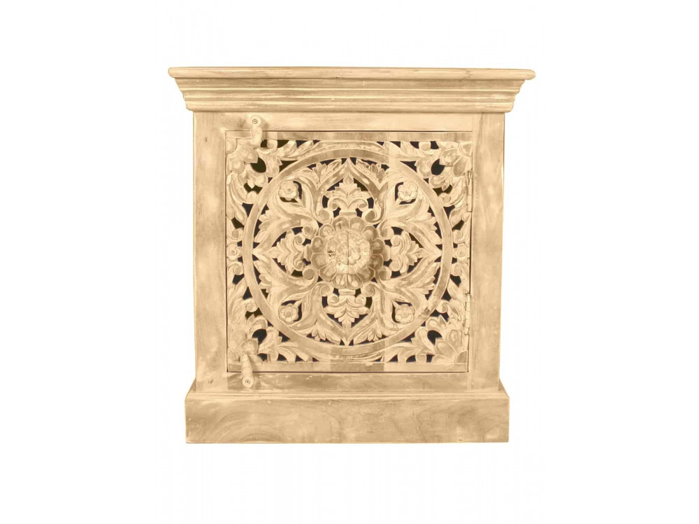 Nachttisch Varanasi Modern Mango Natur