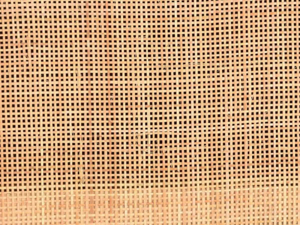 Schuhschrank  Modern Massivholz Metall Rattan Mango Hellbraun