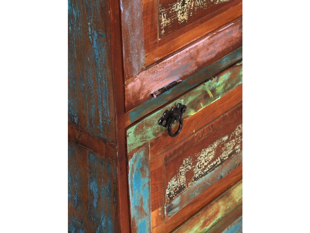 Schuhschrank Seaside Shabby Chic Recycletes Holz Braun