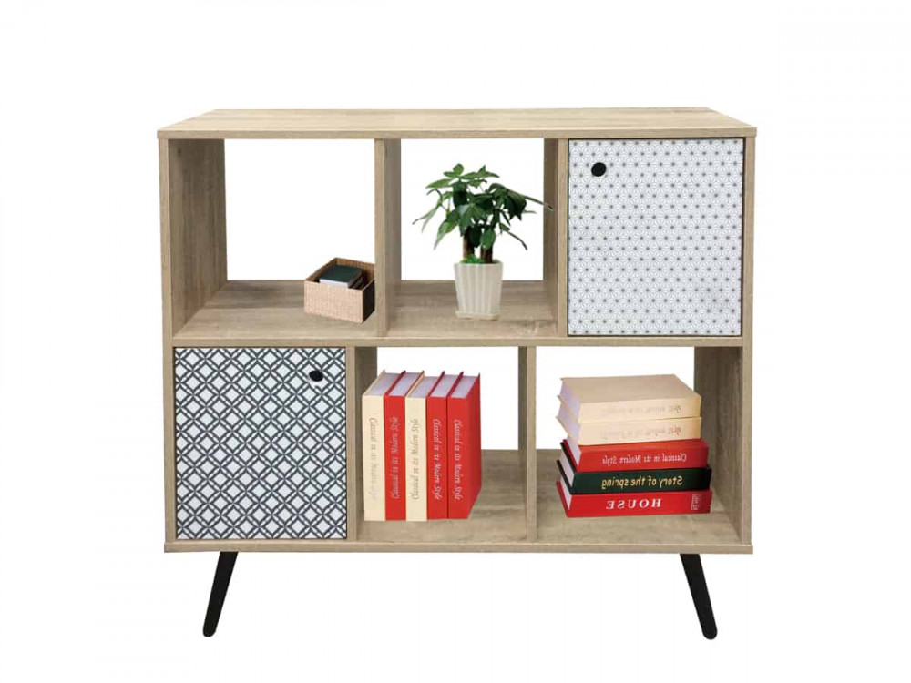 Sideboard Benton Modern MDF Metall Braun