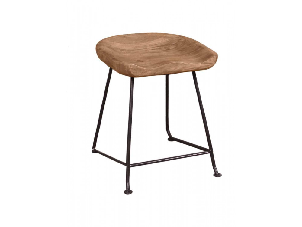 Sitzhocker Westend Modern Akazie Akazie natur