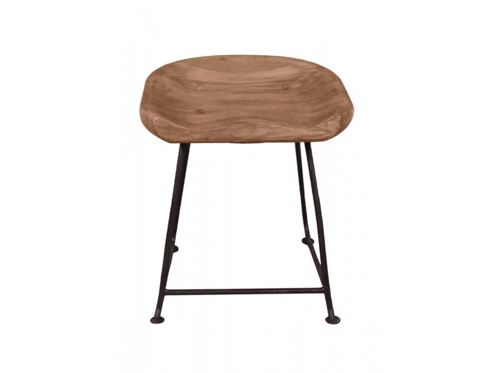 Sitzhocker Westend Modern Akazie Akazie natur