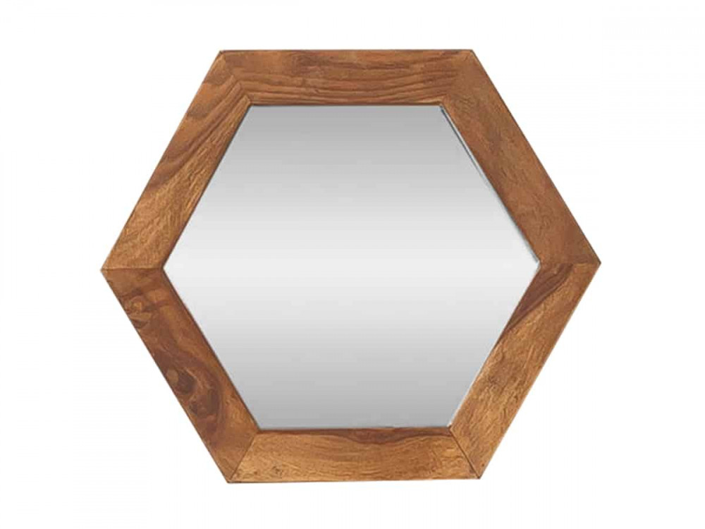 Spiegel Madras Modern Sheesham Braun