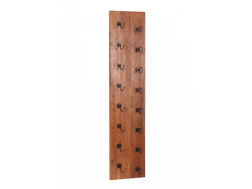 Weinregal Madras Modern Massivholz Metall Mango Braun