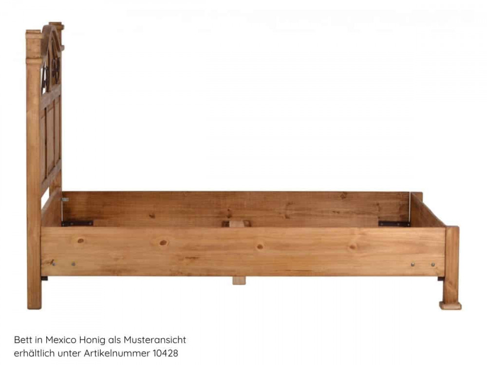 Bett Mexico Möbel Kolonialstil Massivholz Pinie Kolonialstil