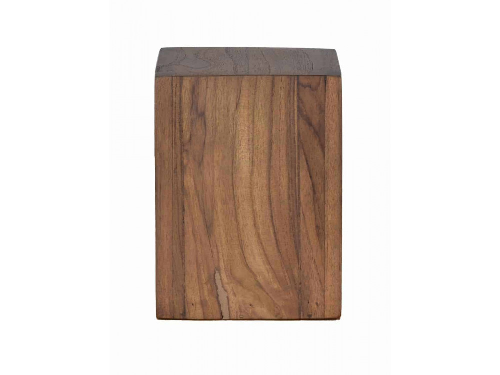 Wandregal Tamesi Modern Teak Dunkelbraun