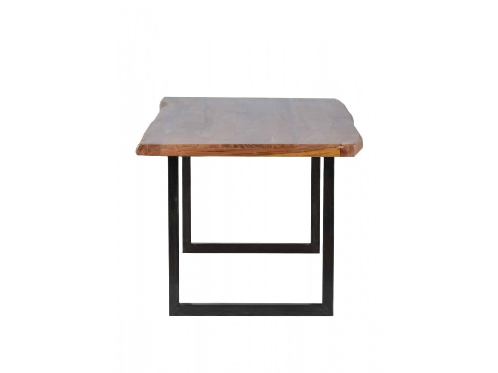 Esstisch Vanaja Modern Teak Dunkelbraun