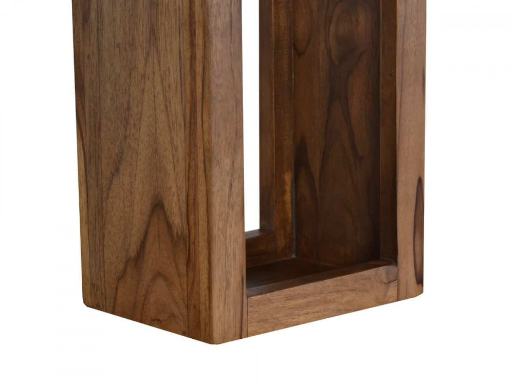 Regal Tamesi Modern Massivholz Sheesham Dunkelbraun