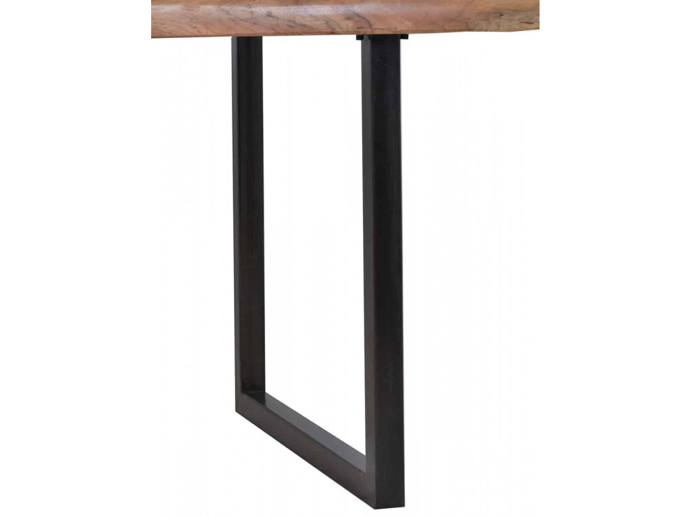 Esstisch Vanaja Modern Teak Dunkelbraun