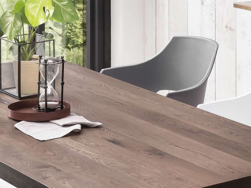 Esstisch  Modern Eiche Dunkelbraun