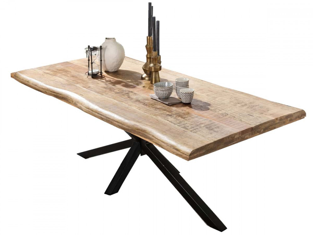 Esstisch Vanaja Modern Mango Dunkelbraun