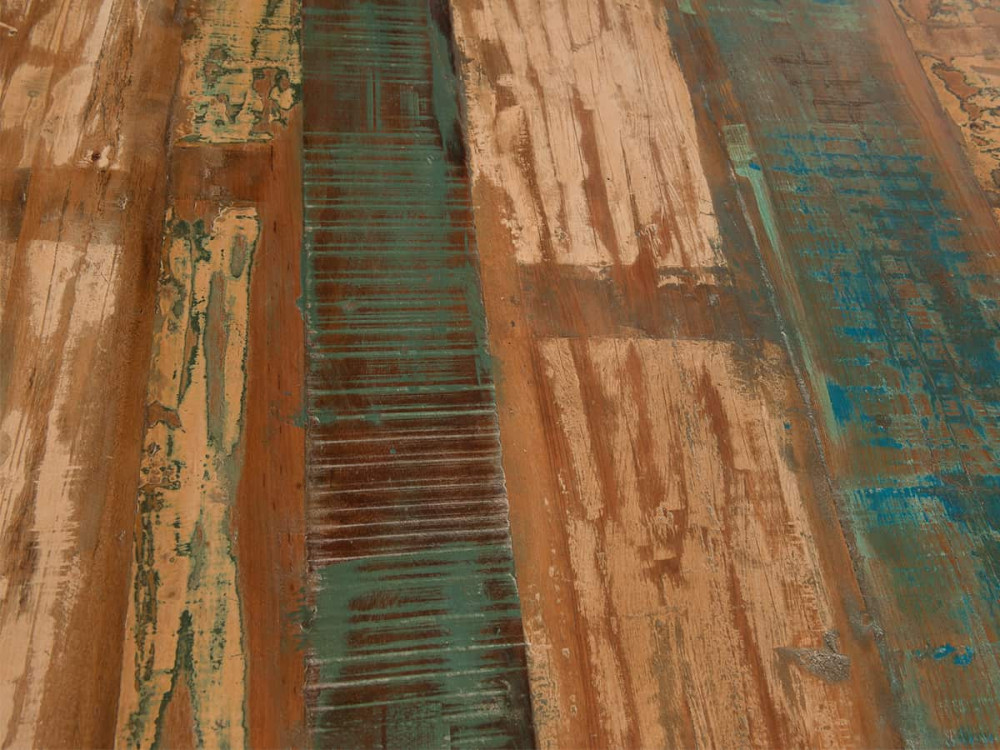 Esstisch Vanaja Modern Recycletes Holz Dunkelbraun