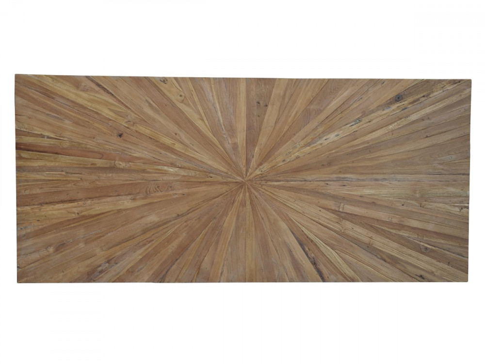 Esstisch Vanaja Modern Teak Dunkelbraun