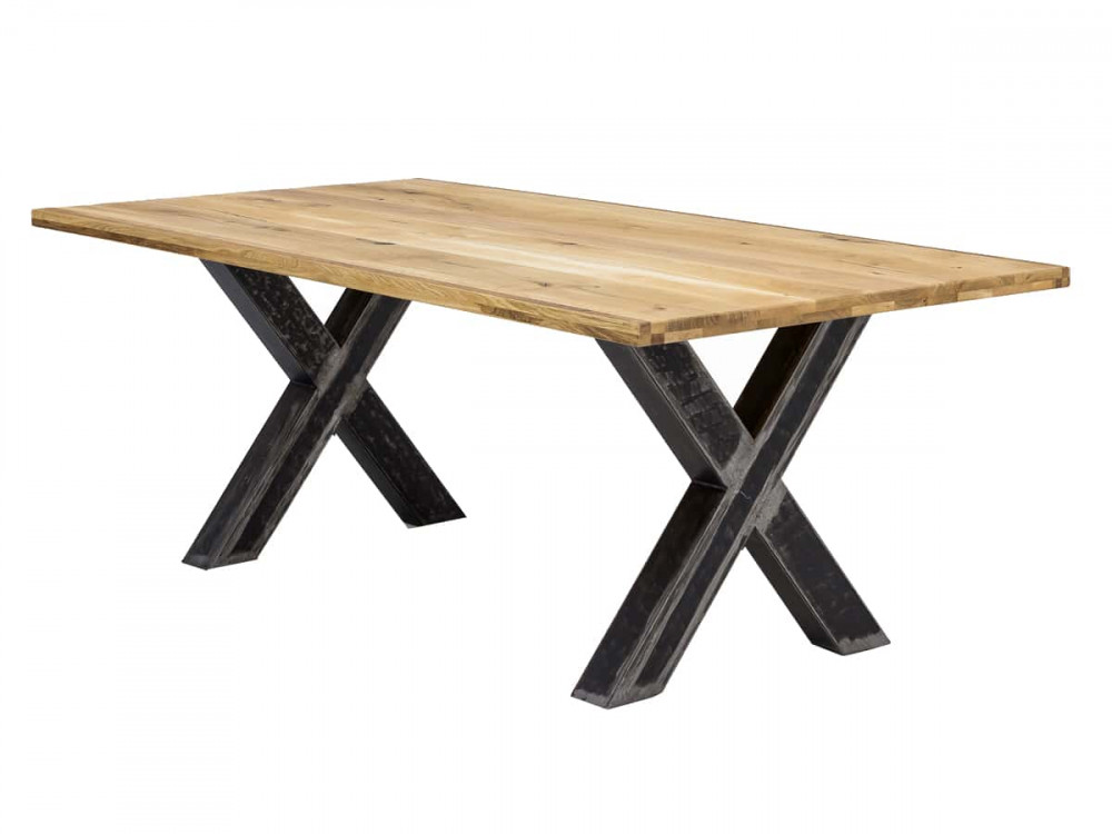 Esstisch Vanaja Modern Wildeiche Hellbraun