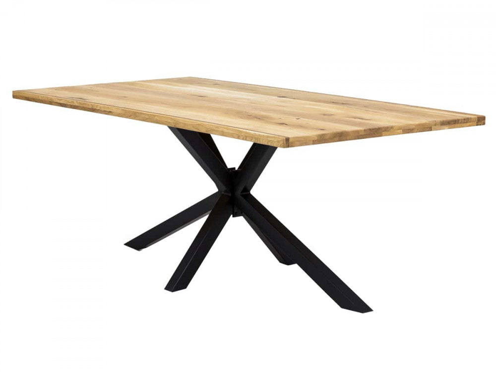 Esstisch Vanaja Modern Wildeiche Hellbraun