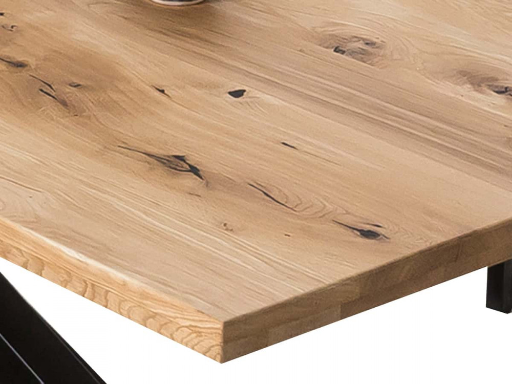 Esstisch Vanaja Modern Wildeiche Hellbraun