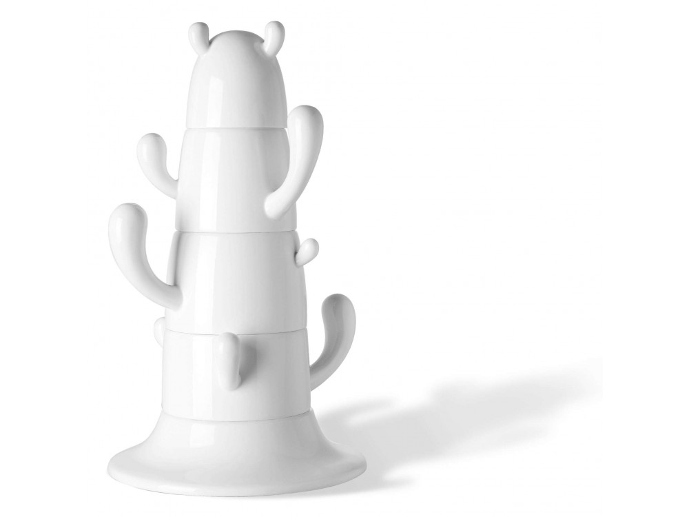 Geschirr-Set Cacto Colección Landhaus Weiß