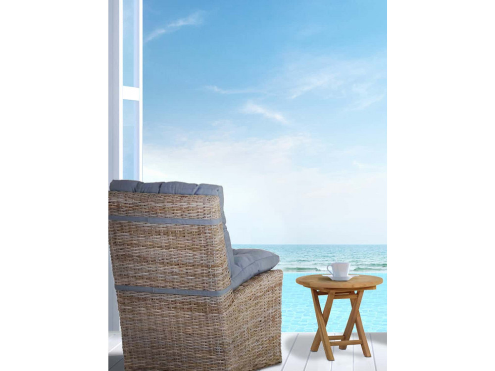 Gartentisch  Gartenmöbel Outdoor Modern Teak Honig