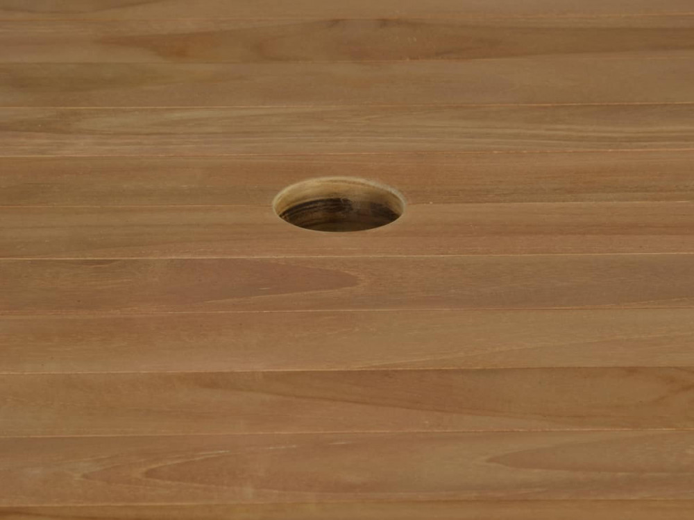 Gartentisch  Gartenmöbel Outdoor Modern Teak Honig