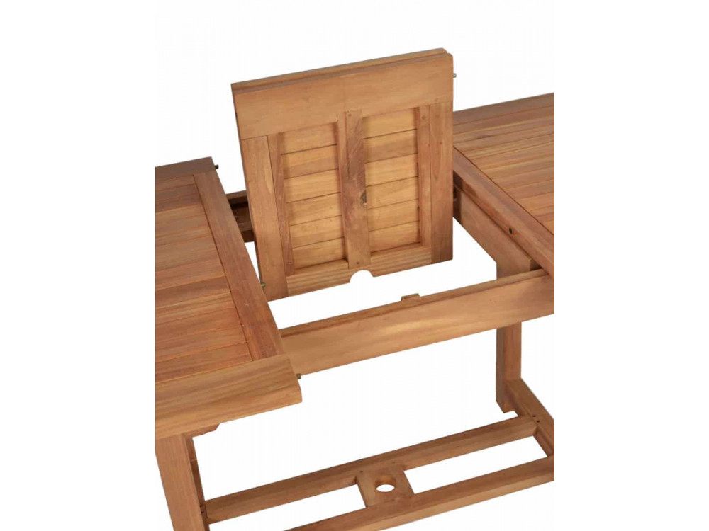 Gartentisch  Gartenmöbel Outdoor Modern Teak Honig