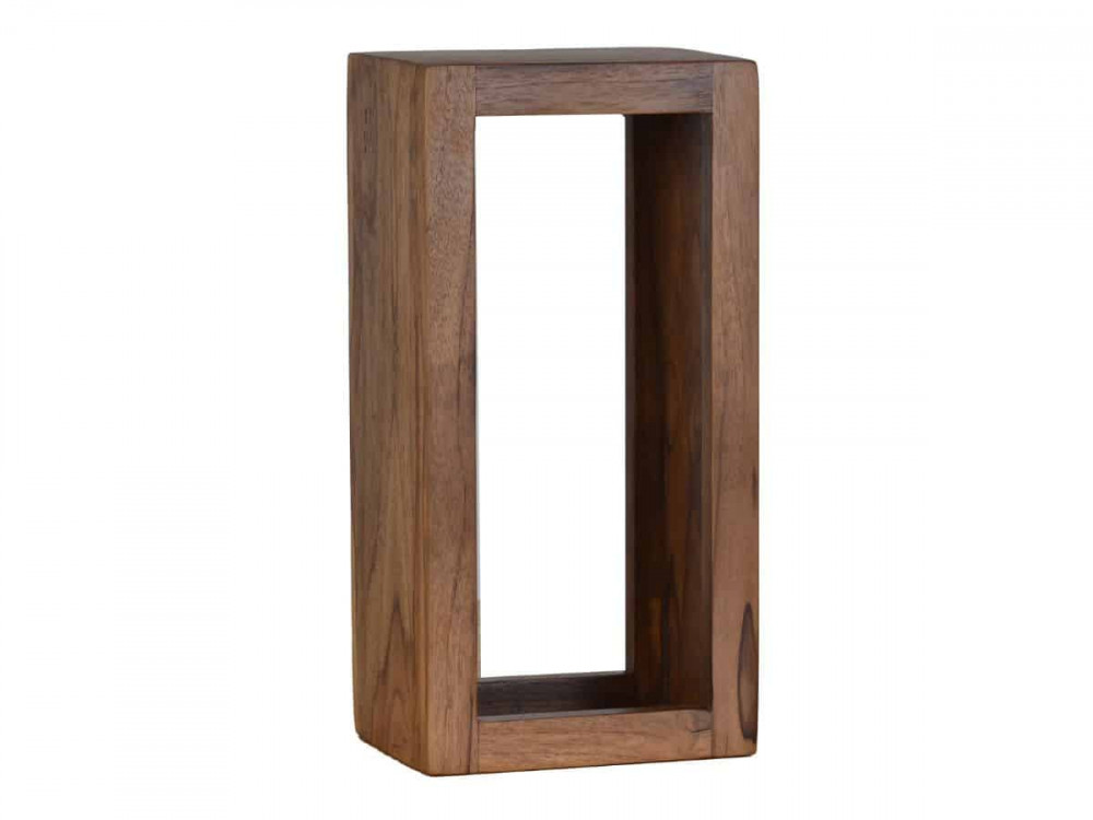 Regal Tamesi Modern Massivholz Sheesham Dunkelbraun