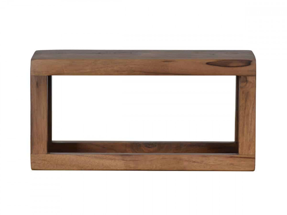 Regal Tamesi Modern Massivholz Sheesham Dunkelbraun