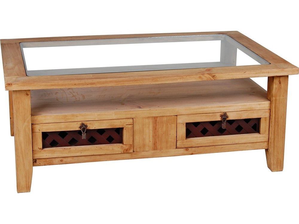 Couchtisch Mexico Möbel Landhaus Pinie Honig