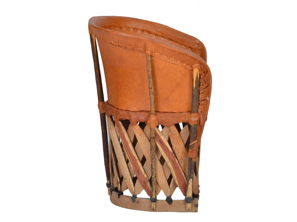 Sessel Equipales Landhaus Zedernholz Tabak