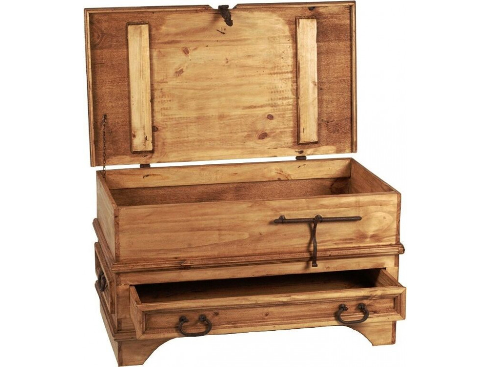 Truhe Mexico Möbel Landhaus Pinie Honig