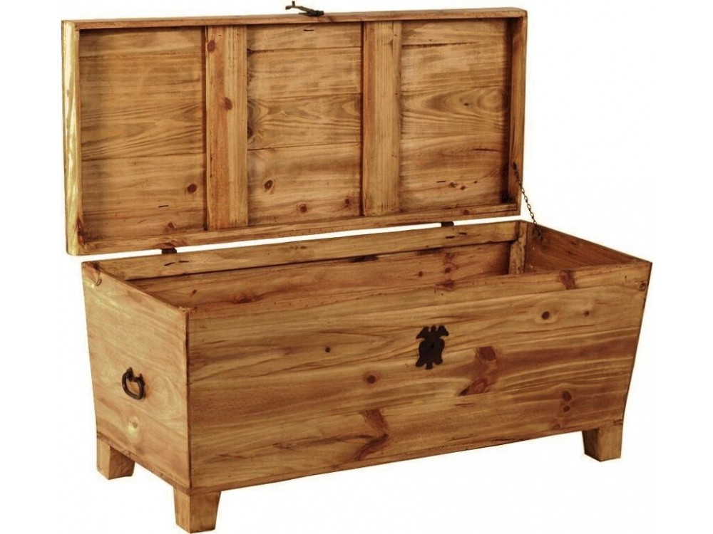 Truhe Mexico Möbel Landhaus Pinie Honig