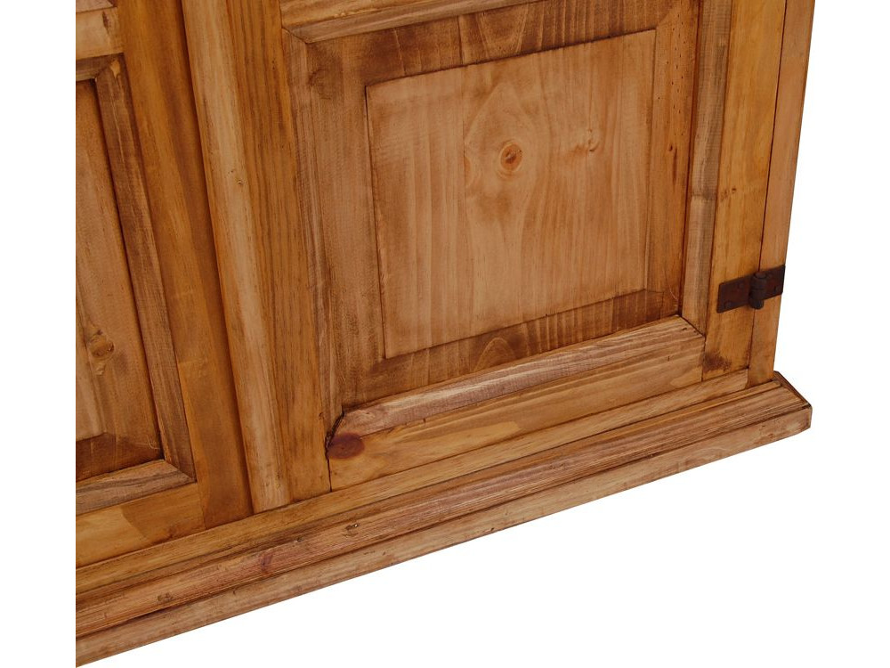 Eckvitrine Mexico Möbel Landhaus Pinie Honig