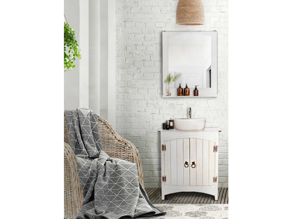 Spiegel Mexico Möbel Landhaus Pinie Weiß